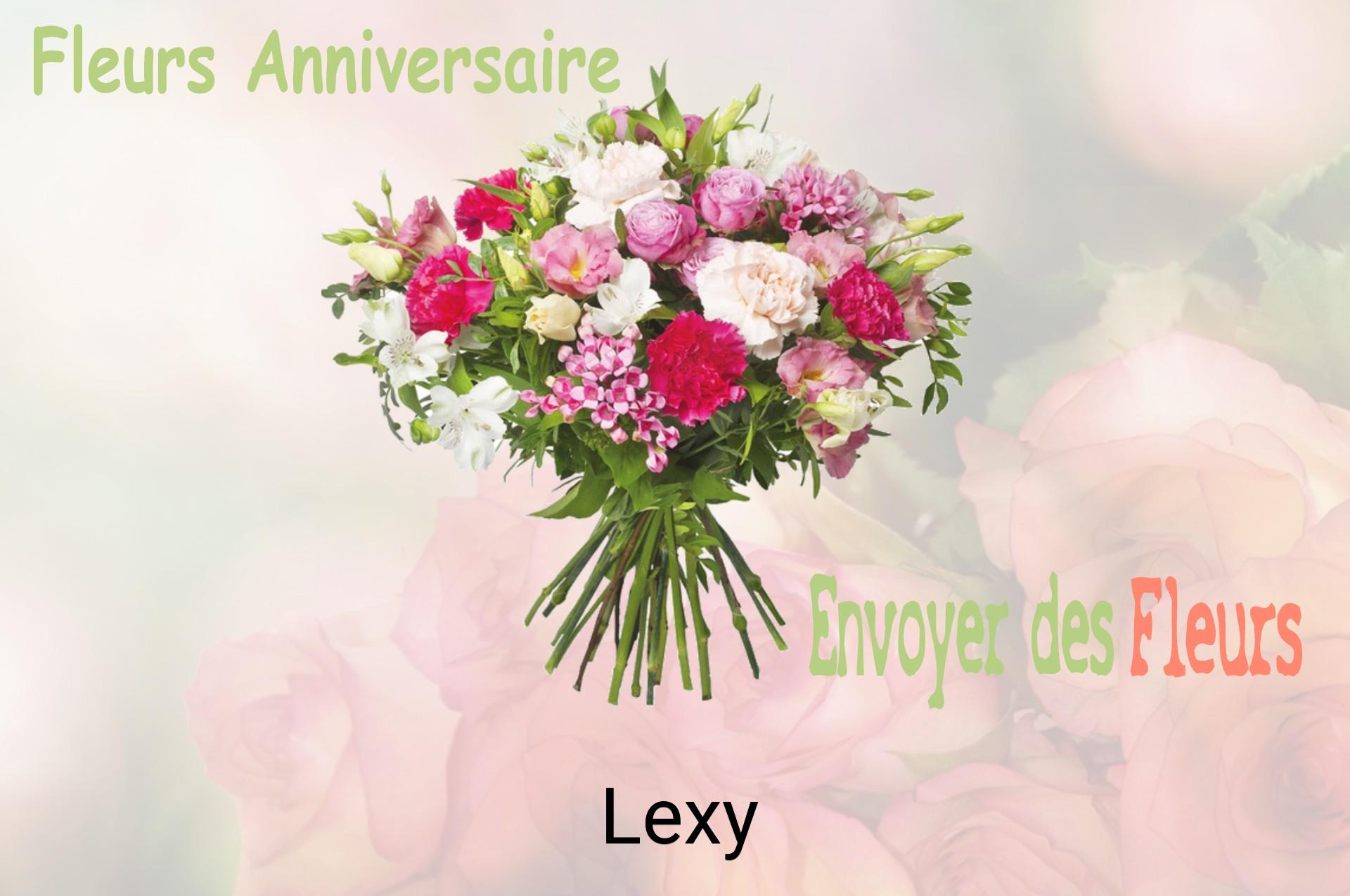 Bouquet de fleurs d’anniversaire livré à Lexy